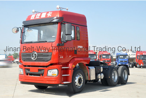 Concurrerend gebruikte Shacman 6*4 375 pk F3000 Shacman Truck Head met een laadvermogen van 21-30 ton
