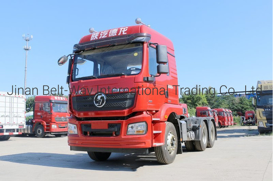 Concurrerend gebruikte Shacman 6*4 375 pk F3000 Shacman Truck Head met een laadvermogen van 21-30 ton