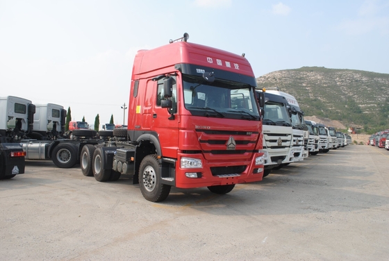 Beveiligde betalingen Sinotruk HOWO 6X4 Traktor Truck 371HP/420HP Zware Chinese vrachtwagens