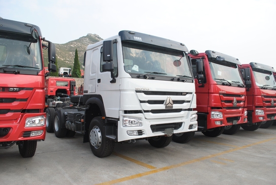 Beveiligde betalingen Sinotruk HOWO 6X4 Traktor Truck 371HP/420HP Zware Chinese vrachtwagens