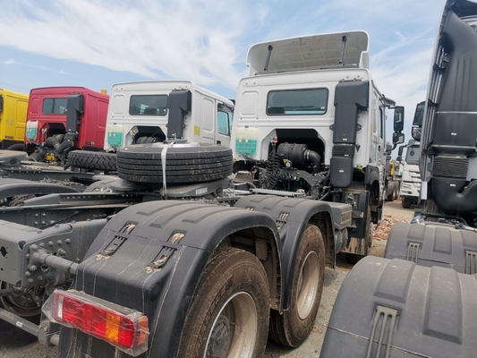 Tweedehands gebruikte diesel zware belasting 371HP trekker vrachtwagen trekker met buisloze banden ontwerp