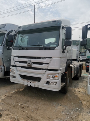Tweedehands gebruikte diesel zware belasting 371HP trekker vrachtwagen trekker met buisloze banden ontwerp