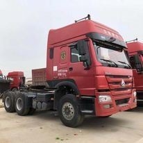 Tubeless banden ontwerp gebruikt Sinotruk HOWO 371 Truck Head Tractor Dump Truck met korting