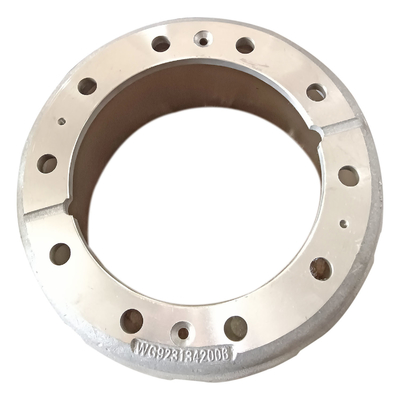 Sinotruk HOWO Truck Rear Brake Drum AZ9112340006 voor motormodel Wd615/Wd618/Wp10/Wp12