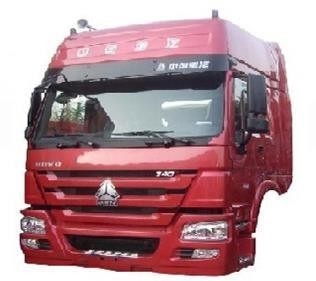 Rode hoge cabine 2 bedden Sinotruk Truck Tractor met productie