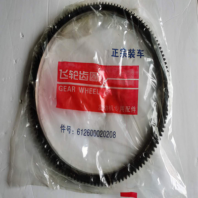 Aluminiumlegering 612600020208 Ervaren Dongfeng Auto Motor Parts 6bt Flywheel Ring Gear