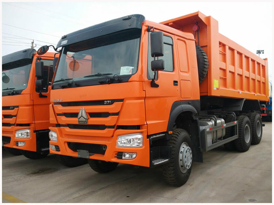 25 ton Sinotruk HOWO-dumptruck met afmetingen 5800*2300*1500 en motorvermogen> 8L