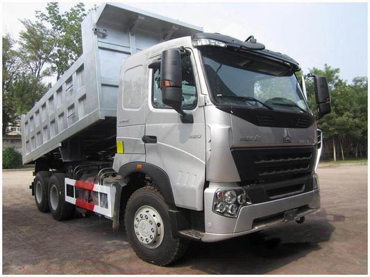 25 ton Sinotruk HOWO-dumptruck met afmetingen 5800*2300*1500 en motorvermogen> 8L