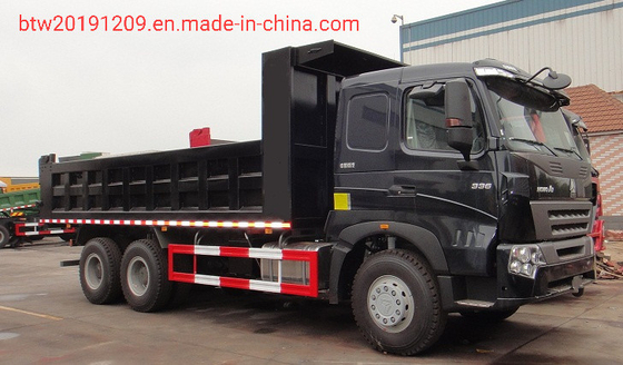 Voorste opheffing 6X4 336 371 Tipper Sinotruck HOWO Dumper Truck met grote capaciteit