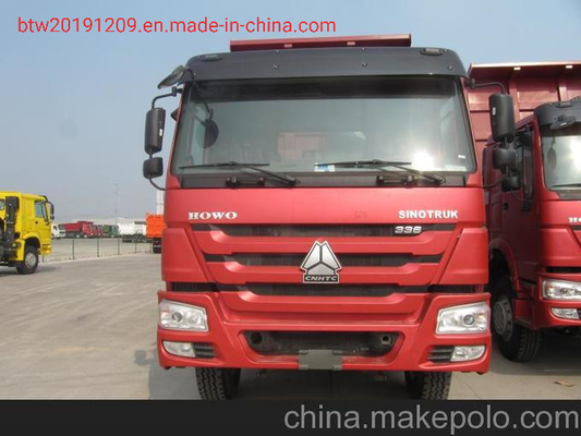 Voorste opheffing 6X4 336 371 Tipper Sinotruck HOWO Dumper Truck met grote capaciteit