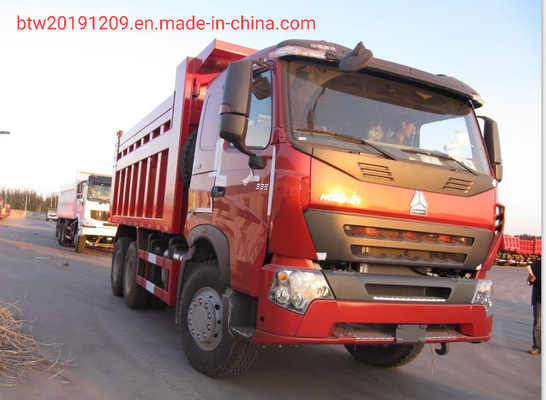 Voorste opheffing 6X4 336 371 Tipper Sinotruck HOWO Dumper Truck met grote capaciteit