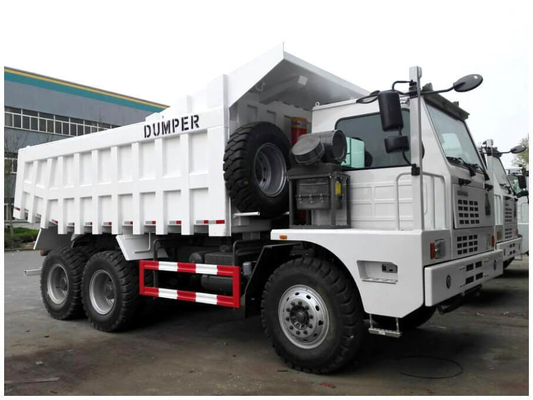 Radial banden ontwerp Sinotruk 6X4 RC Truck Tipper 60ton Dump Truck De perfecte oplossing