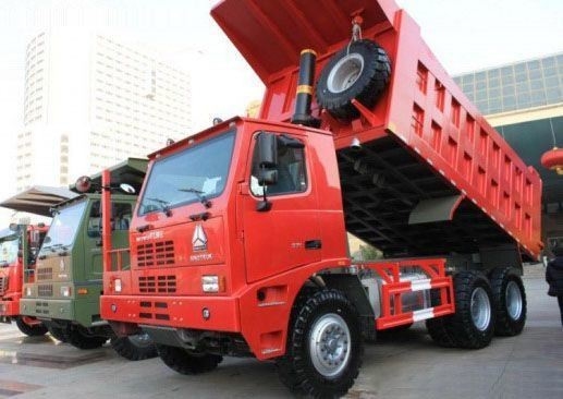70 ton ZZ5707S3640AJ HOWO Mijnbouw dumptruck met handgeschakeld type