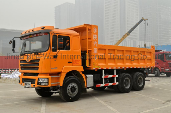 Gebruikte Shacman Truck 350 pk Shacman F3000 25 ton Dump Truck met Euro 2 emissie standaard