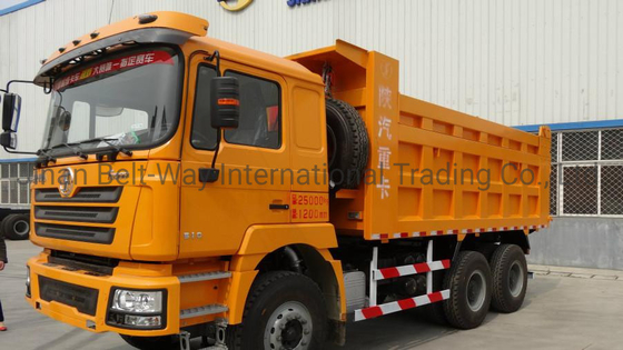 Gebruikte Shacman Truck 350 pk Shacman F3000 25 ton Dump Truck met Euro 2 emissie standaard