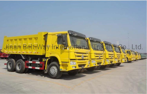 Diesel 371HP 10 wielen HOWO 6X4 dumper truck 30 ton tipper dump truck ISO gecertificeerde band