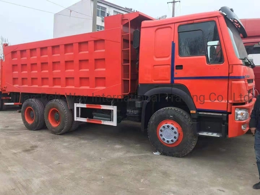 351-450 pk HOWO 6X4 16 20 kubieke meter 10 wielen tipper truck met buisloze banden ontwerp