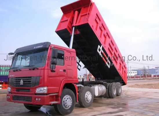 351-450 pk HOWO 6X4 16 20 kubieke meter 10 wielen tipper truck met buisloze banden ontwerp