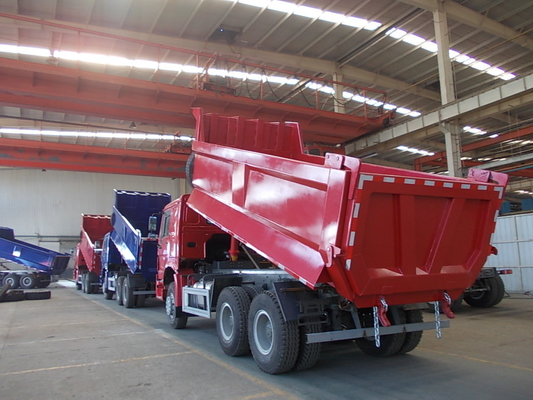 Zware 6×4 aandrijflijn Sinotruk HOWO Dump Trucks Tipper met ISO bandencertificering