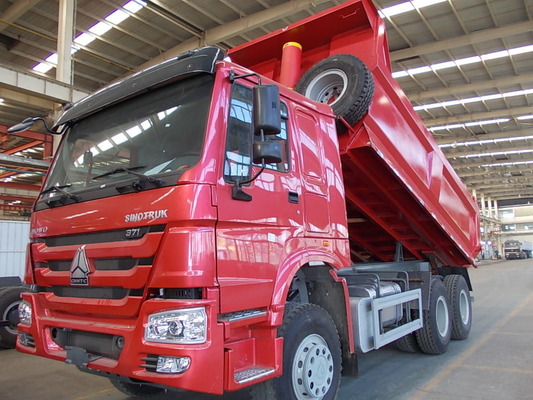 Zware 6×4 aandrijflijn Sinotruk HOWO Dump Trucks Tipper met ISO bandencertificering