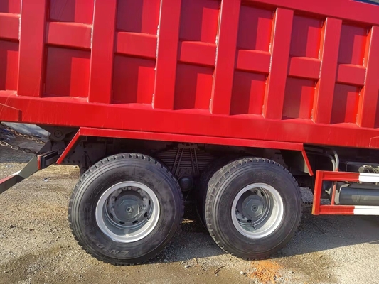 ISO gecertificeerd gebruikte Sinotruk Shacman HOWO 371 dump truck tipper in uitstekende staat