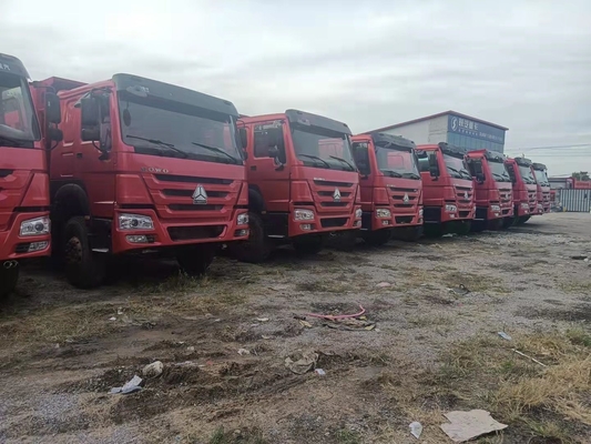 Tubeless Tire Design Sinotruk HOWO 336-380HP Dump trucks met paardenkracht 351-450 pk