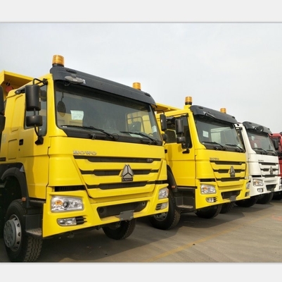Na het dumpen zwaar werk 336-375 pk Gebruikte dumptruck 6*4 Tipper met motorcapaciteit>8L