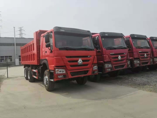 Na het dumpen zwaar werk 336-375 pk Gebruikte dumptruck 6*4 Tipper met motorcapaciteit>8L