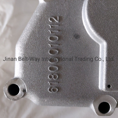 Sinotruk HOWO Truck Weichai Oil Cooler Cover 61800010112 voor elektrische systeembatterij