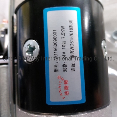 Sinotruk HOWO Truck Parts Truck Spare Parts Starter Motor Vg1560090001 Beveiligde betalingen