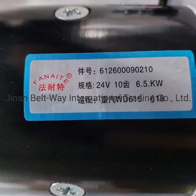 Sinotruk HOWO Truck Spare Parts Starter Motor 612600090210 Steunbetaling in USD