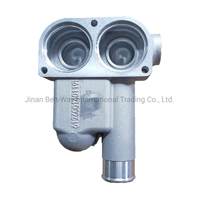 Terugbetalingsbeleid OEM voor Sino Truck HOWO Shacman Motor Thermostat Cover 612600140119