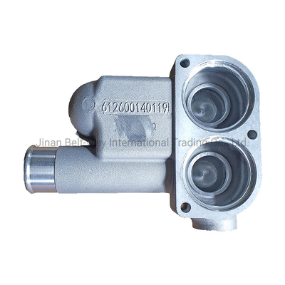 Terugbetalingsbeleid OEM voor Sino Truck HOWO Shacman Motor Thermostat Cover 612600140119